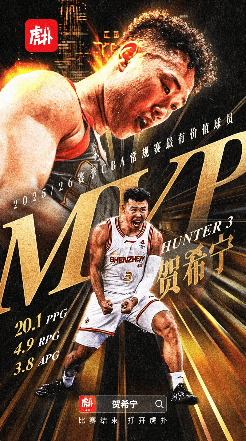 世界杯高清直播客户端下载-CBA官方：贺希宁当选常规赛MVP，生涯首次荣获奖项